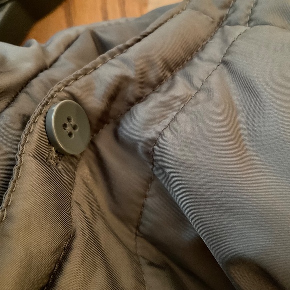 Halifax HFX Women’s Gray Puffer Coat Removable Hood with Faux Fur Sz M - Picture 11 of 13